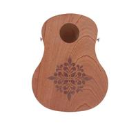 Travel Friendly Cajon Drum With Classical Guitar Shape And Warm Tone Wood Construction Light Weight Cajon Hand Drum