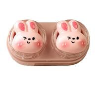 Travel Friendly Cartoon Lenses Case Leakproof Hygienic Storage Case with Tweezer Wearing Tool for Daily Use Lenses Travel