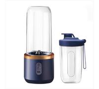 Travel-friendly fruit and vegetable juicing cup, portable rechargeable mini juicer, home kitchen food blender, multifunctional juicer,Blue
