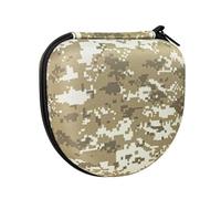 Travel friendly headphone storage bag is a compact travel headphone organizer with reinforced fabric and intelligent cable management pocket