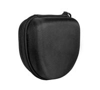 Travel friendly headphone storage bag is a compact travel headphone organizer with reinforced fabric and intelligent cable management pocket