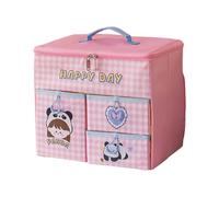 Travel Friendly Jewelry Storage Case with Sliding Trays and Multi Layer Cosmetic Organization Systems Slide Out Cosmetic Storage Case