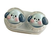 Travel Friendly Lenses Case Set with Separate Left and Right Storage Leakproof Outdoor Lens Container Holder Lenses Container