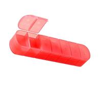 Travel Friendly Medicine Storage Box with 14 Separate Slots Portable Pills Organiser for Home and Travel Home Pills Box
