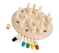 Travel-Friendly Memory Stick Game Sensory Development Educational Toy for Preschoolers with Matching Puzzle Challenges Early Education Color Memory Chess