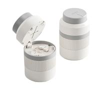 Travel Friendly Pills Cutter with Japanese Styles Medicine Organiser Case for Tablet Cutting Portable Cutter