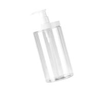 Travel Friendly Refillable Cosmetic Dispenser Bottle Leakproof 500ml 1000ml Transparent Silicone Container Refill Container