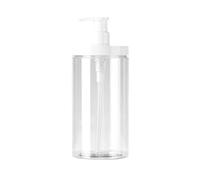 Travel Friendly Refillable Cosmetic Dispenser Bottle Leakproof 500ml 1000ml Transparent Silicone Container Travel Container