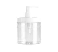 Travel Friendly Refillable Cosmetic Dispenser Bottle Leakproof 500ml 1000ml Transparent Silicone Container Liquid Storage Bottle