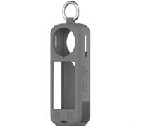 Travel Friendly Silicone Protective Cover for Insta360 X5, Combining Functionality with Style (Gray)