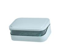 Travel Friendly Soap Storage Box Hygienic Detachable Layer Quick Drying Bathroom Organizers For Backpacking Soap Tray With Drain Holes
