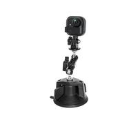 Travel Friendly Suction Base for Go Sports Cameras Supports Secure Positioning During Motion Captures Metal Reinforced Accessory