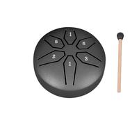 Travel Friendly Tongue Drum Made by Steel 3 Inch Featuring 6 Notes Designed for Yoga Enthusiasts and Beginners Small Drum