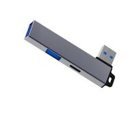 Travel Friendly USB3.0 Hubs USB3.0 To Type C Hubs Featuring 2USB Port For Enhances Use Aluminum Shell MultiPorts Adapter