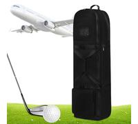 Travel Golf Bag | Anti-Wear Clubs Holder with Integrated Wheels - Portable Folding Golf Case for Practice Travel, Beach Practice Camp Outdoor Airplane Transport