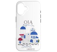 Travel Greek Island Santorini Greece Oia Village Blue Church Case for iPhone 16