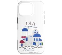 Travel Greek Island Santorini Greece Oia Village Blue Church Case for iPhone 16 Pro