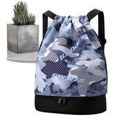 Travel Gym Bag - Large Capacity Training with Shoe Compartment, Lightweight Carry On Bag | Durable Sports Travel Report with Versatile Storage Strap, Perfect for Basketball