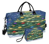 Travel Gym Duffel Bag Set All-over Printed Convertible Shape Easy Storage for Sports & Gym, Trippy Paint Drip Doodle Blue Red Purple Rainbow, One Size, Retro