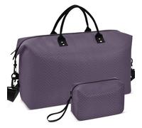 Travel Gym Duffel Bag Set All-over Printed Convertible Shape Easy Storage for Toiletry Organizer, Solid color Pure Navy Blue Plain, One Size, Retro