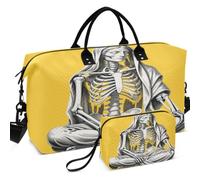 Travel Gym Duffel Bag Set All-over Printed Convertible Shape Large Capacity for Sports & Gym Mini Venus Skeleton