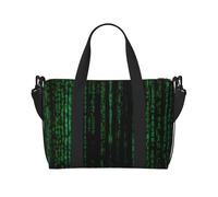 Travel Hacker Era Print Duffel Bag for Men Women,Lightweight Waterproof Tote Bags with Zipper,Trendy Crossbody Bag