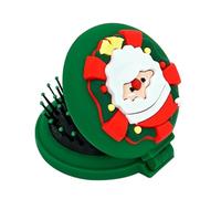 Travel Hair Brush,Portable Folding Hair Comb | Travel Brush Hair Styling Tool, Wet and Dry Hair Round Compact Massage Comb for Purse Pocket