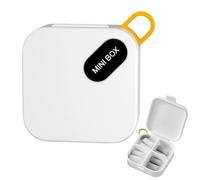 Travel Hair Holder, Pill Organiser, Multifunctional Pocket Case, Portable Divided Box for Rings, Sweets, Earrings, Pens, Necklaces, Lightweight and Stylish Storage for Money