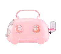 Travel Hamster Cage 10.6x6.2x7.8in Cute Car-Shaped Breathable Window