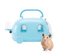 Travel Hamster Cage 10.6x6.2x7.8in Cute Car-Shaped Breathable Window