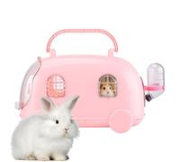 Travel Hamster Cage 10.6x6.2x7.8in Cute Portable Breathable Window
