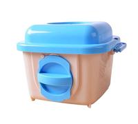 Travel Hamster Cage - Portable Small Crate Pet Crate with Handle Ventilated Comfortable Carrier Lightweight Durable | Hamster, Gerbil, Chinchilla, Hedgehog, Ferret, Outdoor Trip Veterinarian Visit