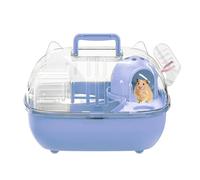 Travel Hamster Cage Portable Transparent Cover Cute