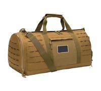 Travel Handbag 40L Sport Gym Bag Travel Duffles Bags for Men Fitness Duffles Pack Training with Shoe Basketball Weekender Bag(Khaki)