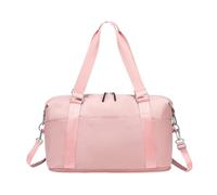 Travel Handbags Lightweight Gym Bag Men's Swimming Waterproof Excursion Bag Women's Large Capacity Business Trip Duffle Bag Sports Crossbody Bag for Traveling(Pink)