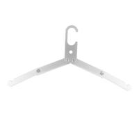Travel Hanger Portable Folding Aluminum Alloy Clothes Hangers Racks for Outdoor Camping Travel (Silver)