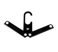 Travel Hangers - 120x400mm, Thickened Frame, Multi Functional Garment Keeper, flexible Clothes Rod, Rust Proof Strong Hook | Matte Smooth Surfaces Use Tear Resistant Edge For Business Trip Home