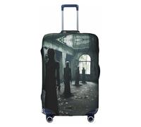 Travel Haunted Mansions Luggage Cover Suitcase Protector 18-32 Inch Luggage Vacation Accessory Essentials, White, Small, White, Small