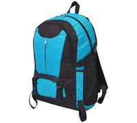 vidaXL Hiking Backpack 40 L Black and Blue