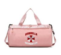 Travel Holdall Horror Video Game Enthusiast, Spacious Overnight Bag for Short Trips, Great for Workout, Travel and Leisure, Travel(Pink)