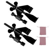 Travel Hotel Safety Door Lock 2Pcs Adjustable Easy to Install Upgraded Increase Security Privacy for College Apartments Homes Motel Schools Dormitories Solid Heavy Duty Punch-Free Portable Door Lock