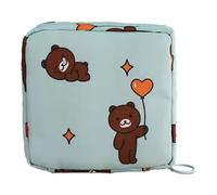 Travel Hygienic Case - Nylon Waterproof Case, Feminine Hygiene Pouch, Discreet Rule Bag, Compact Pad Holder | Nylon Travel Organizer Ideal For Safe Management