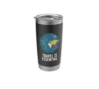 Travel is Essential, Vacation Stainless Steel Insulated Tumbler