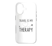 Travel is My Therapy Traveler Wanderlust Adventure Explore Case for iPhone 17