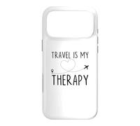 Travel is My Therapy Traveler Wanderlust Adventure Explore Case for iPhone 17 Pro Max