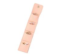 Travel Jewel Organiser | Foldable Jewellery Bag for On the Go | With Magnetic Buckle Closure and Multiple Compartments for Women and Girls on Business Trips Cruises and Air Travel
