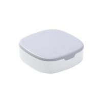 Travel Jewellery Box Portable Necklace Earrings Jewelry Storage Box Multifunctional And Convenient On The Go(Grey)