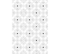 Travel Journal 200 page hard back lined notebook - hand drawn Azulejo inspired cover art: The perfect gift for the traveler in your life