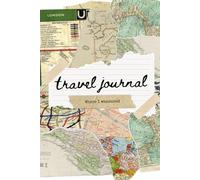Travel Journal Notebook - Vintage-Inspired Adventure Diary for Travel Planning, Vacation Memories & Daily Travel Notes: 100 Lined Pages, Compact Travel Log Book for Men & Women & Kids