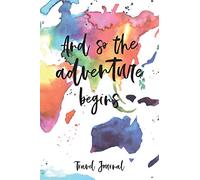 Travel Journal: Vacation Diary & Notebook | Great farewell gift for the world trip, year abroad, semester abroad or au pair | to write in yourself | ... style on cover | 6 x 9", blank, 108 pages |